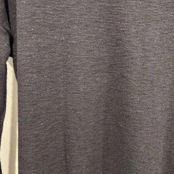 J. Crew‎ Vintage Fleece Women’s Black Turtleneck Tunic Sweater Size Medium - Picture 2 of 7